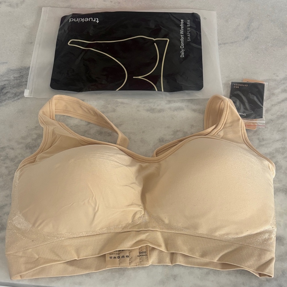 TRUE KIND DAILY COMFORT WIRE FREE SHAPER BRA NWT